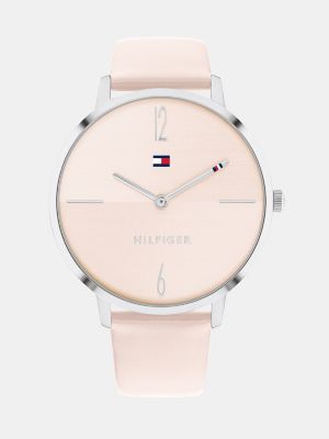 tommy hilfiger watch with leather strap