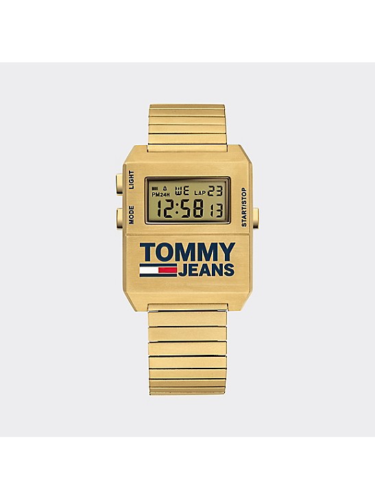 Plated Digital Watch | Tommy