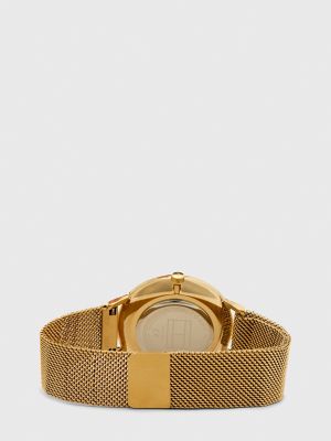 Женские часы Tommy Hilfiger Gold Watch with Magnetic Strap, цвет: Золотой — фото 2