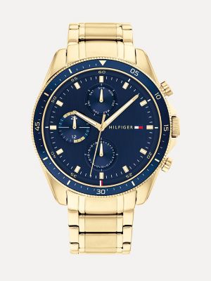 tommy hilfiger mens gold watch