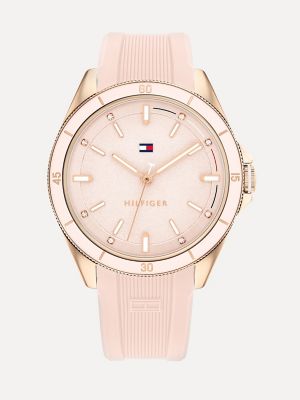 Pink tommy 2024 hilfiger watch