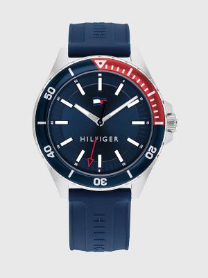 Tommy hilfiger men's silicone sport outlet watch