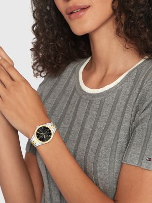 Dress Watch with Two-Tone Bracelet Hilfiger | Tommy