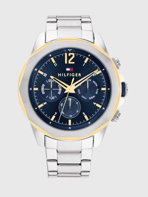 Tommy hilfiger watch outlet men's stainless steel bracelet