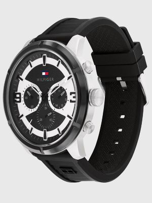 Tommy hilfiger sport hotsell watch with silicone strap