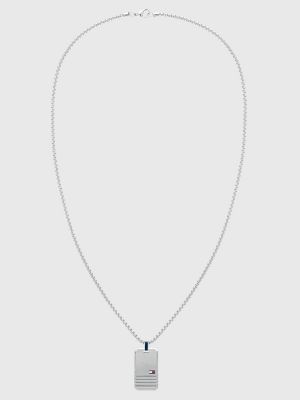 Tommy hilfiger shop dog tag necklace