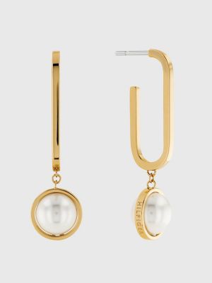 Gold-Tone Orb Earring | Tommy Hilfiger