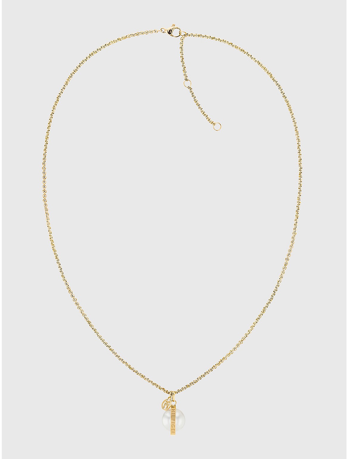 Tommy Hilfiger Women's Gold-Tone Orb Necklace - Metallic