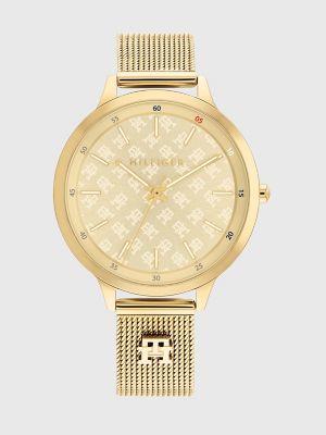 Tommy hilfiger outlet women's watch gold