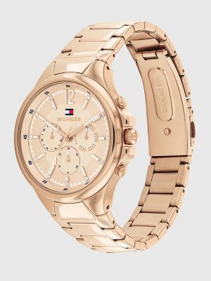 Sport Watch with Carnation Gold Bracelet | Tommy Hilfiger