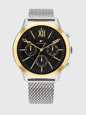 Tommy hilfiger hotsell black mesh watch