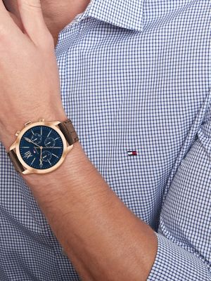 Dress Watch with Brown Leather Strap | Tommy Hilfiger