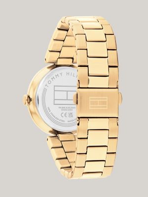 Dress Watch with Gold-Tone Bracelet, Gold