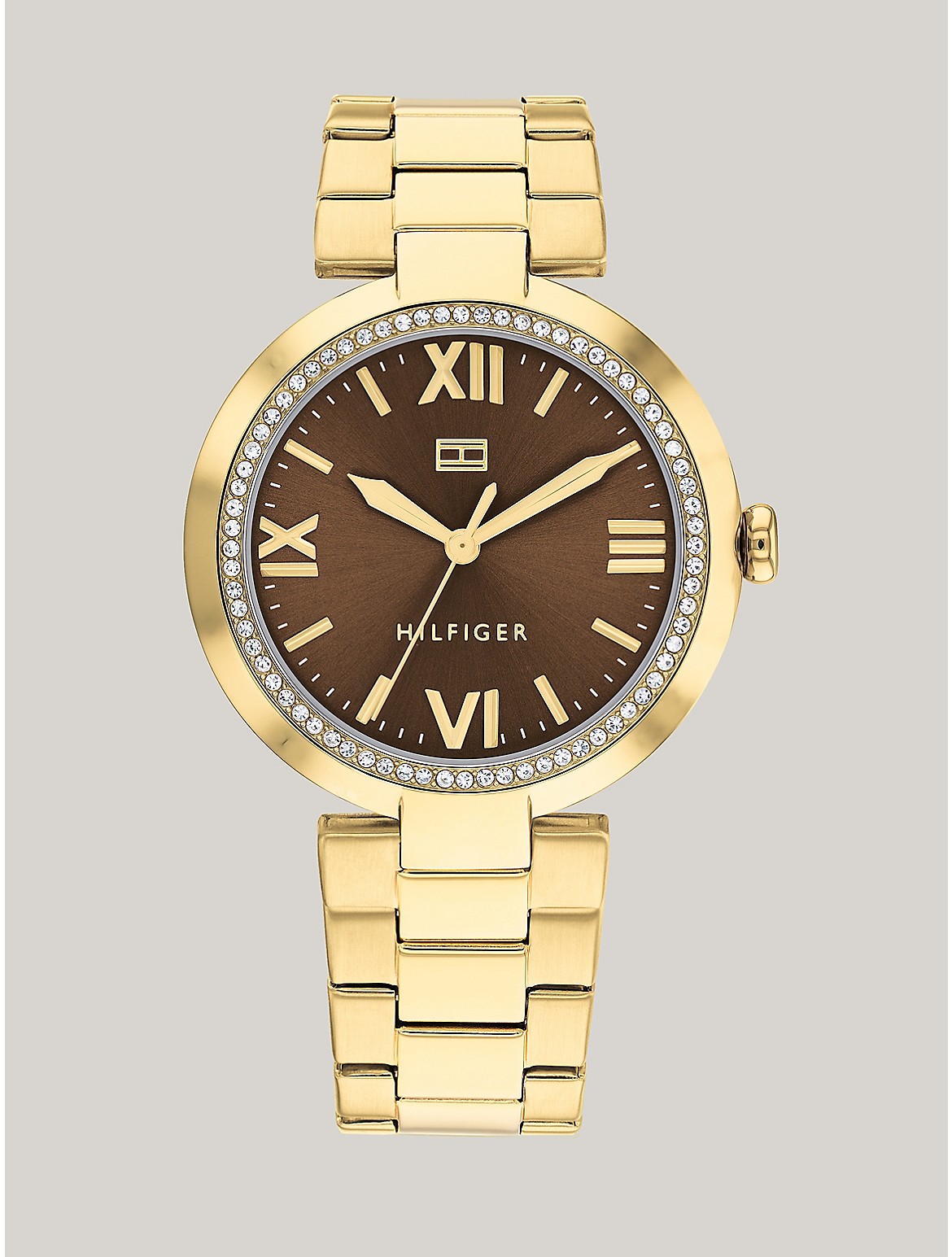 Tommy Hilfiger Women's Dress Watch with Gold-Tone Bracelet