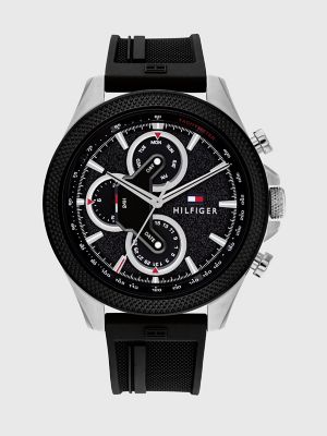 Tommy hilfiger men's store silicone sport watch