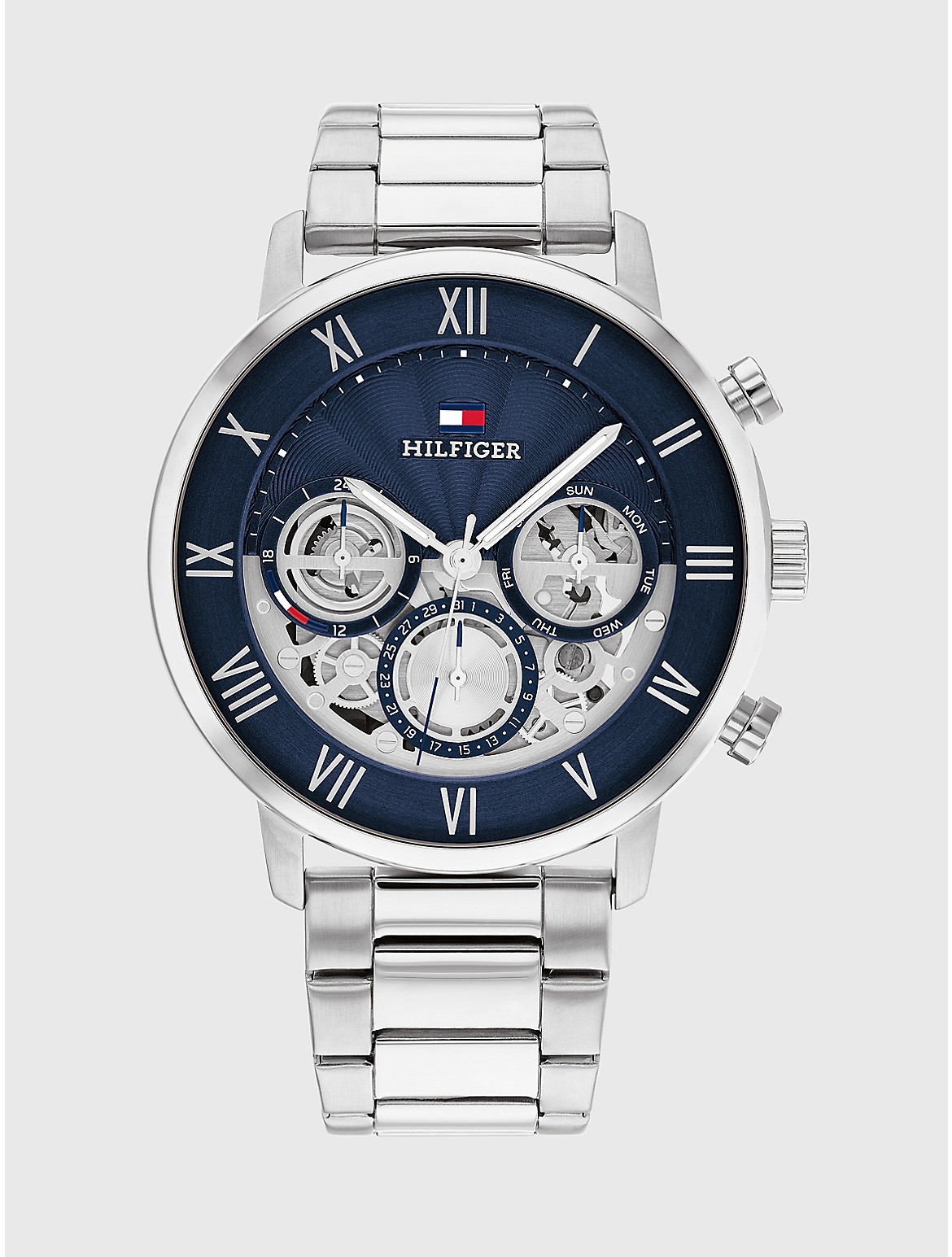 TOMMY HILFIGER DRESS WATCH WITH STAINLESS STEEL BRACELET