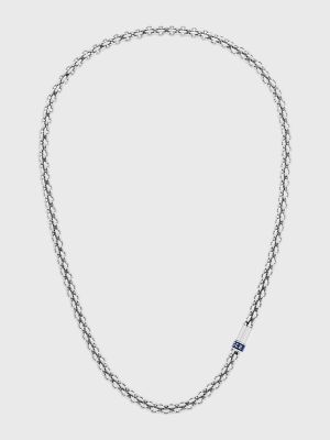 Intertwined Chain Necklace, Silver