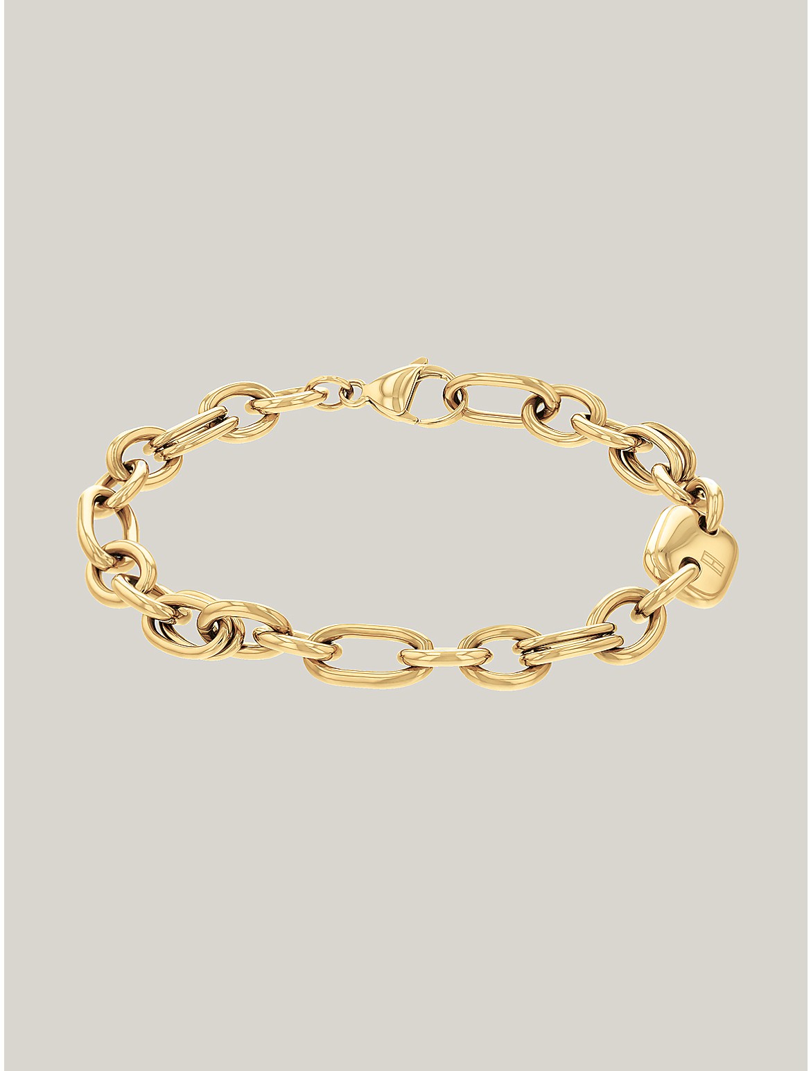 Tommy Hilfiger Women's Mixed Chain Link Gold-Tone Bracelet - Metallic