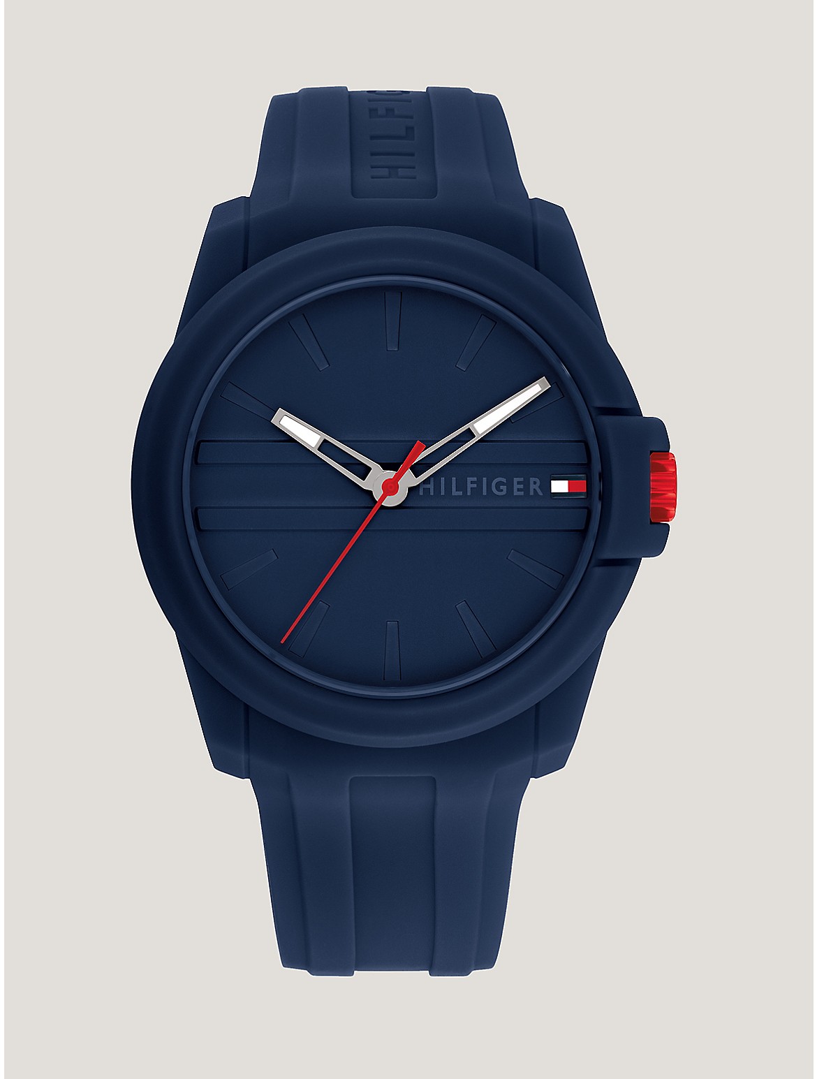 TOMMY HILFIGER SPORT WATCH WITH BLUE SILICONE STRAP