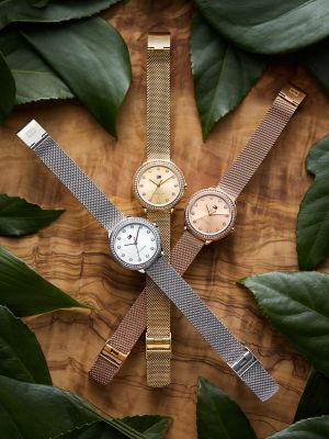 32MM Stainless Steel Mesh Bracelet Watch | Tommy Hilfiger 