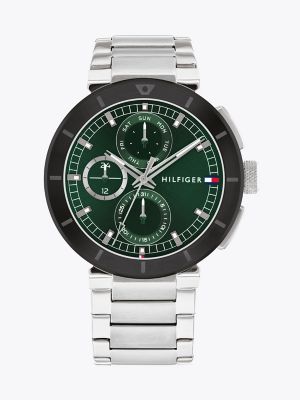 Casual Watch with Stainless Steel Bracelet, Green