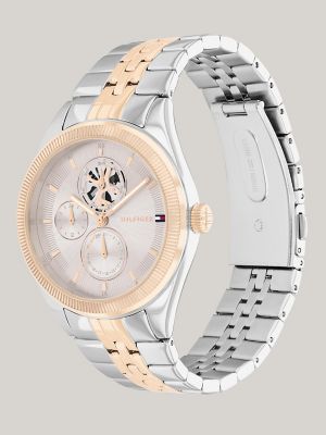 38MM Multifunction Fluted Grey Watch | Tommy Hilfiger