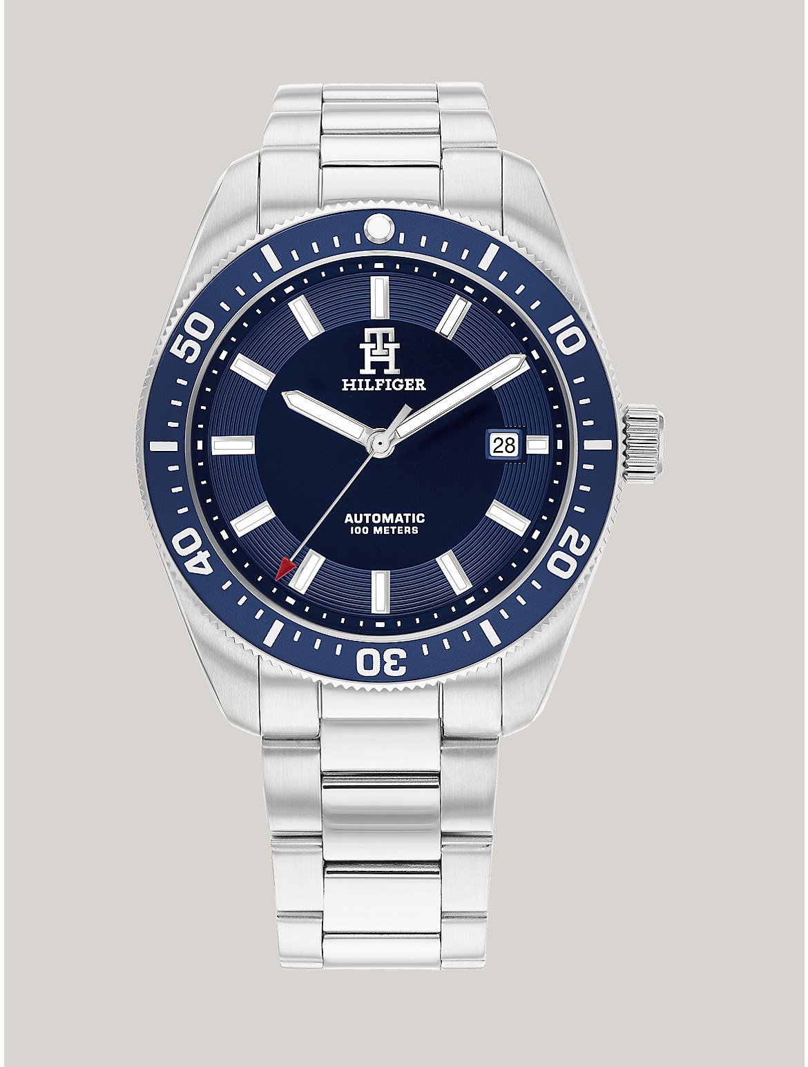 Tommy Hilfiger Men's 40MM Automatic Blue Diver Watch