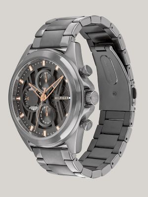 48MM Gray Dial Multi-Layer Watch | Tommy Hilfiger