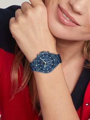40MM Blue Dial Boyfriend Watch