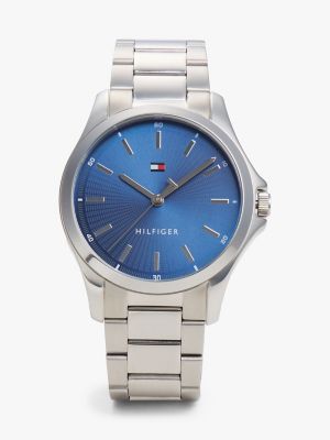 43MM Gold-Tone Sport Watch, Blue
