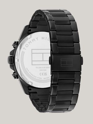Tommy watch black sales