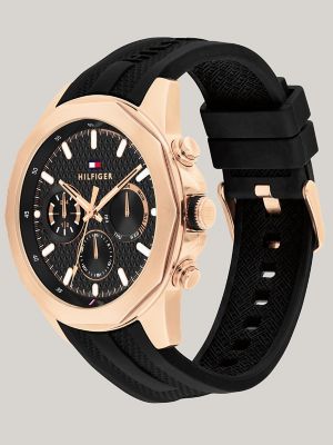 46MM Rose Gold Tone Sport Watch Tommy Hilfiger