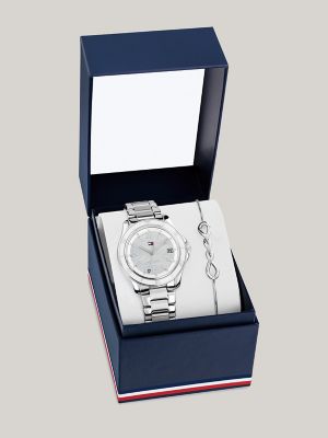 Watch and Twist Bracelet Gift Set Tommy Hilfiger