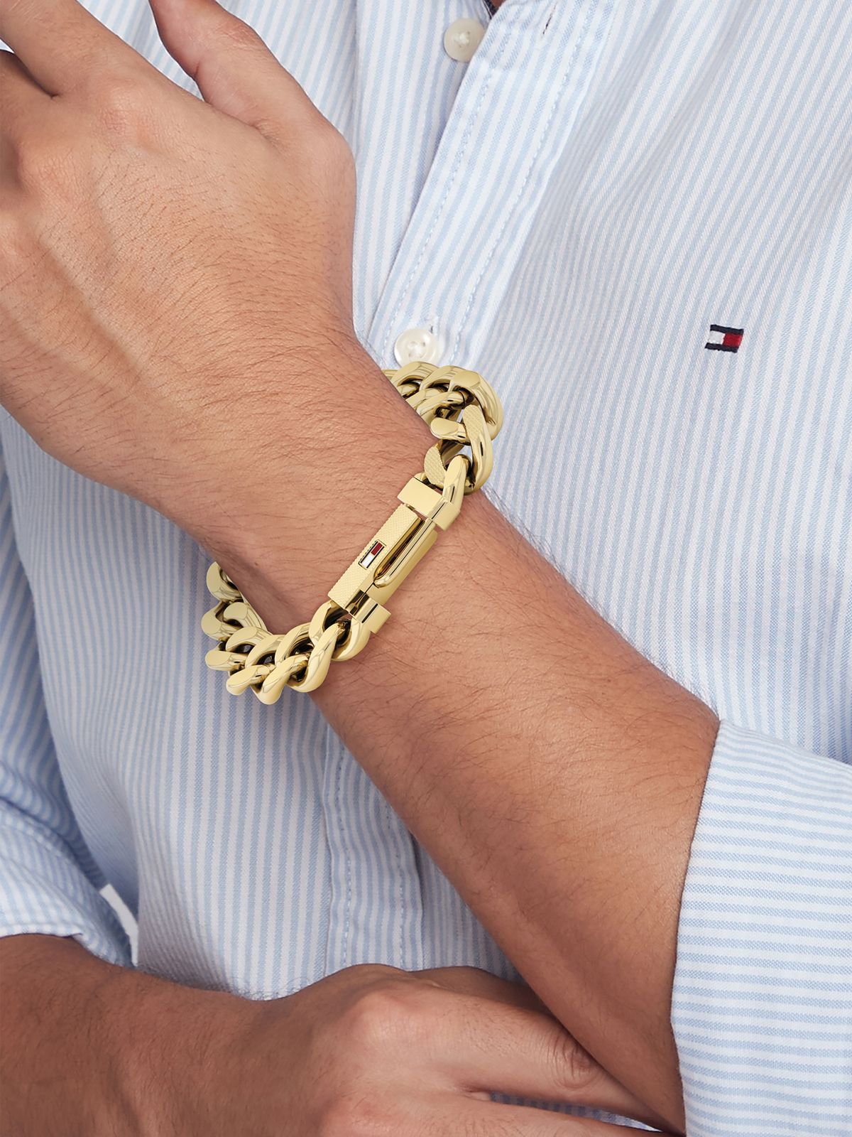 Chunky Chain Link Bracelet — Gold Plated