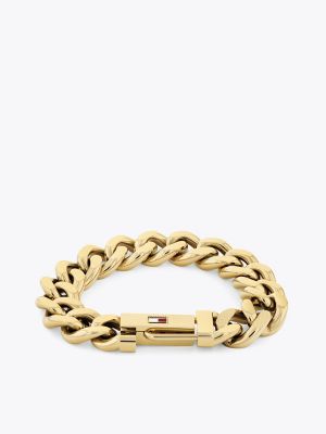 Chunky Chain Link Bracelet, Gold Plated