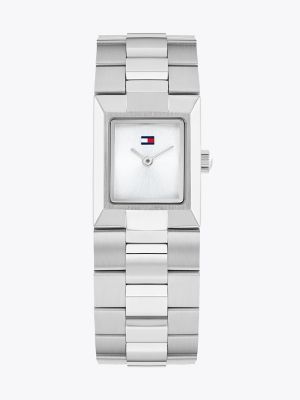 20.5MM Square Bracelet Watch, Silver