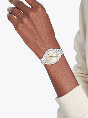 40MM Boyfriend Watch, Taupe