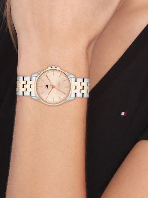 30MM Carnation Gold Dial Two-Tone  Watch, Carnation Gold