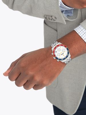 41MM TH85 Chronograph Watch, White