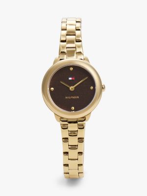 26MM Shimmer Dial Watch, Chocolate