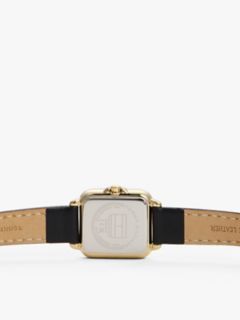 24MM Leather Strap Dress Watch — Black 3