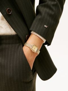 24MM Square Dial Watch — Gold 4