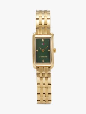 16MM Rectangle Link Watch, Teal