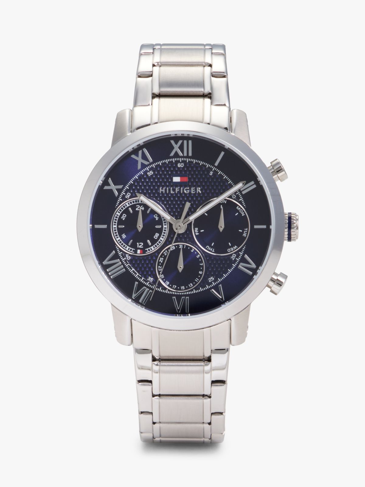 42MM Multifunction Watch — Navy