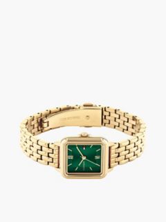 24MM Square Dial Watch — Green 3