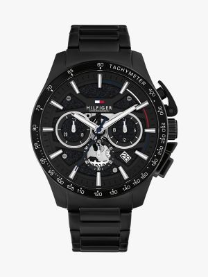 44MM Chronograph Sport Watch, Black