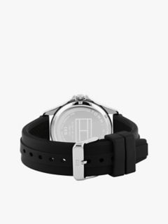 43MM Silicone Strap Sport Watch — Black 2