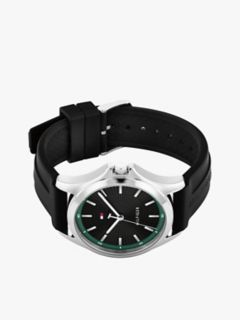 43MM Silicone Strap Sport Watch — Black 3