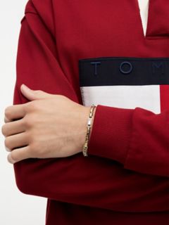 Flag Chain Link Bracelet — Gold 4