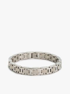 Flat H-Link Bracelet — Silver 3